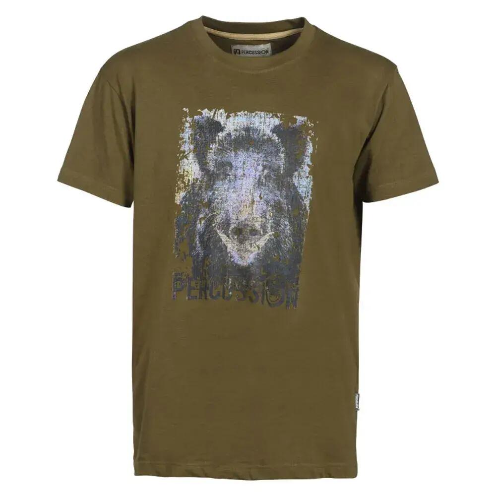 T-shirt Serigraphie Sanglier Percussion-S 2/5