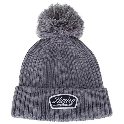 Hurley Static Herren Beanie Mütze Grau