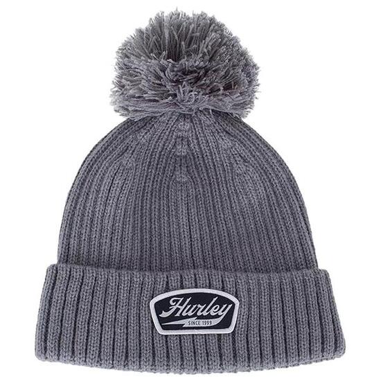 Hurley Static Herren Beanie Mütze Grau