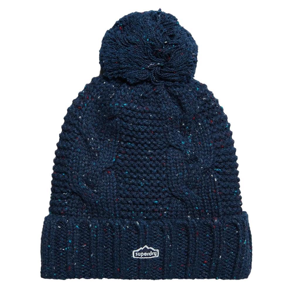 Bonnet Marine Femme Superdry Rib Knit Beanie 2/4