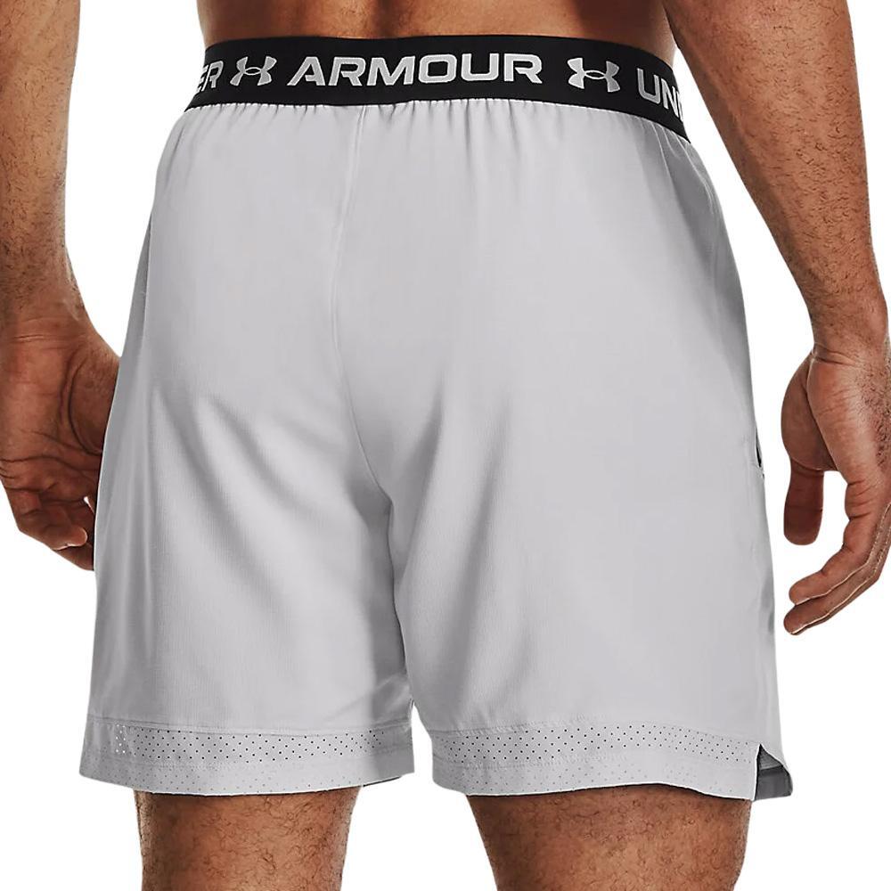 Pantalones cortos deportivos Under Armour Vanish Woven grises para hombre 3/6
