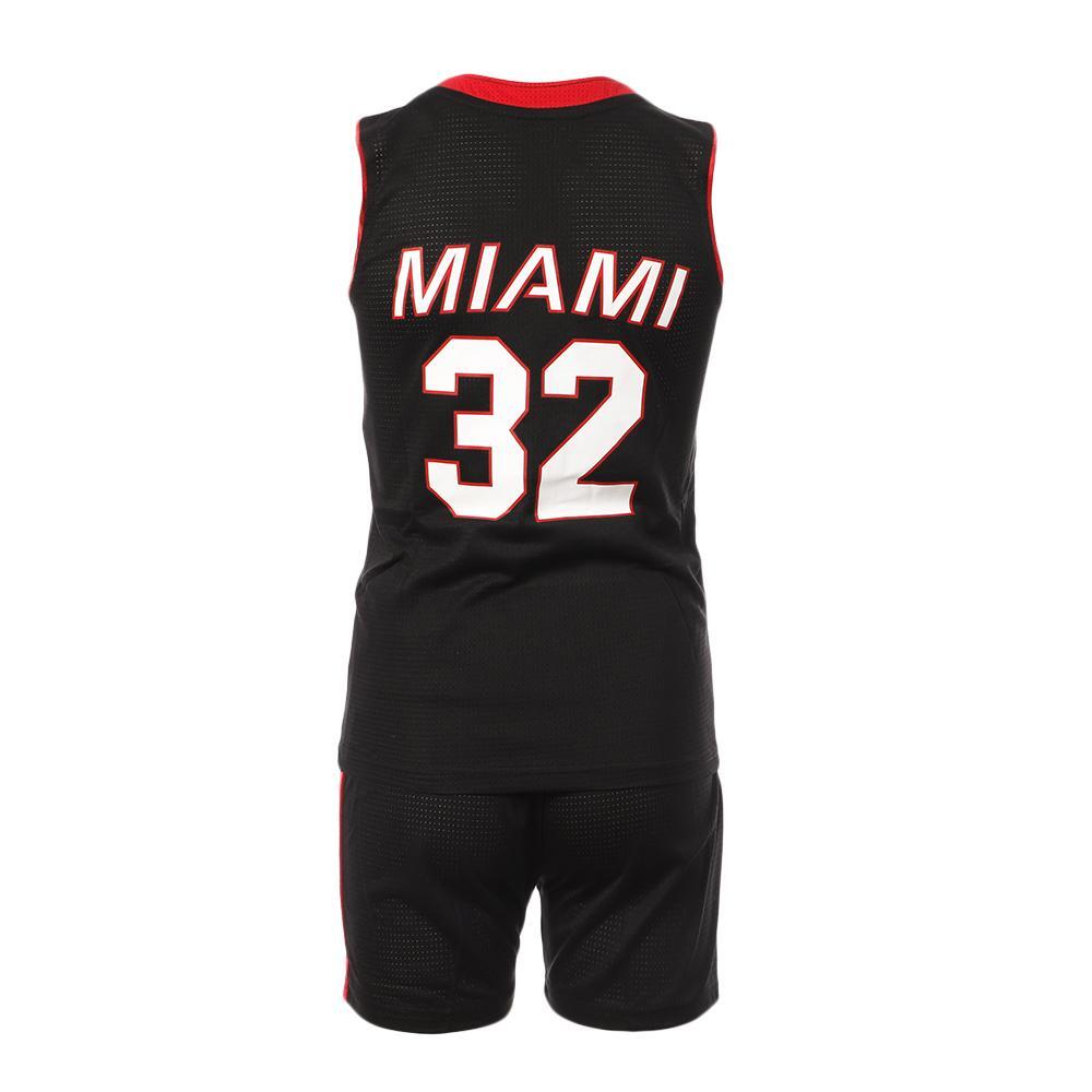 Completo Basket Junior Miami Heat Nero/Rosso Sport Zone 3/3