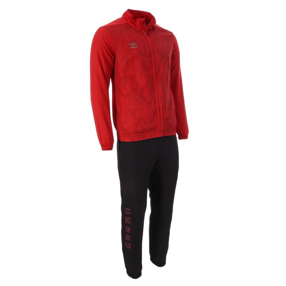 Umbro Perf Trainingsanzug für Herren - Rot/Schwarz 3/5