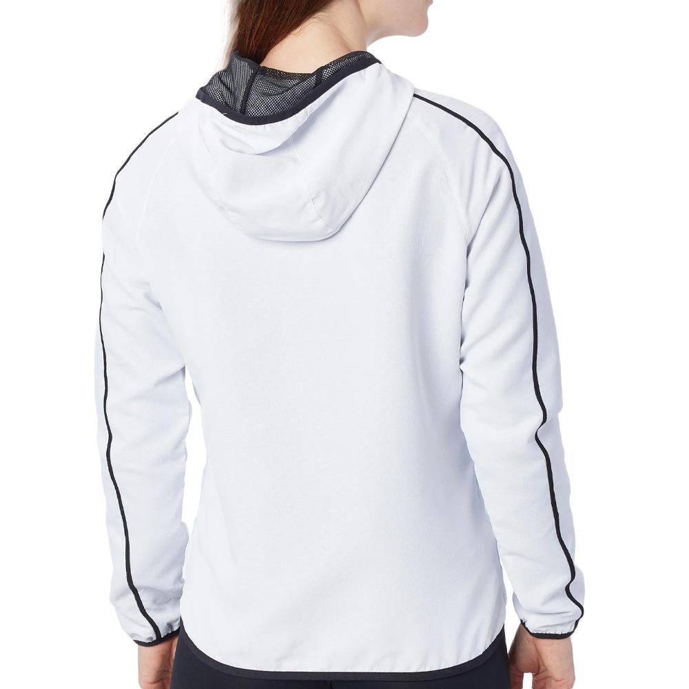 Chaqueta Cortavientos Blanca Mizuno Team Nagasaki para Mujer 3/3