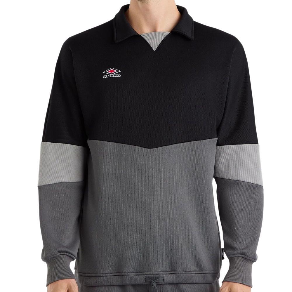 Sudadera Negra de Hombre Umbro Drill Top 2/4
