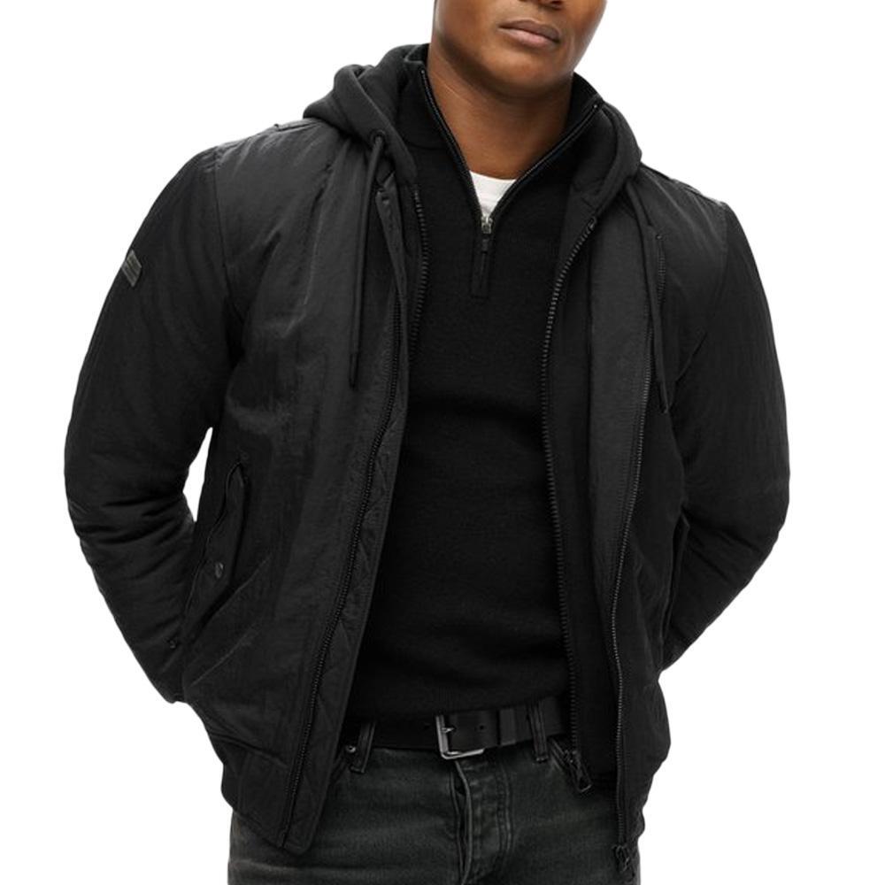 Sudadera con Capucha Superdry Negra para Hombre 2/3