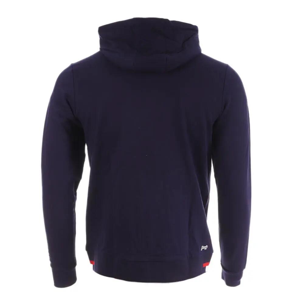 Felpa Uomo con Zip Hungaria Ebeko Blu Navy 3/3