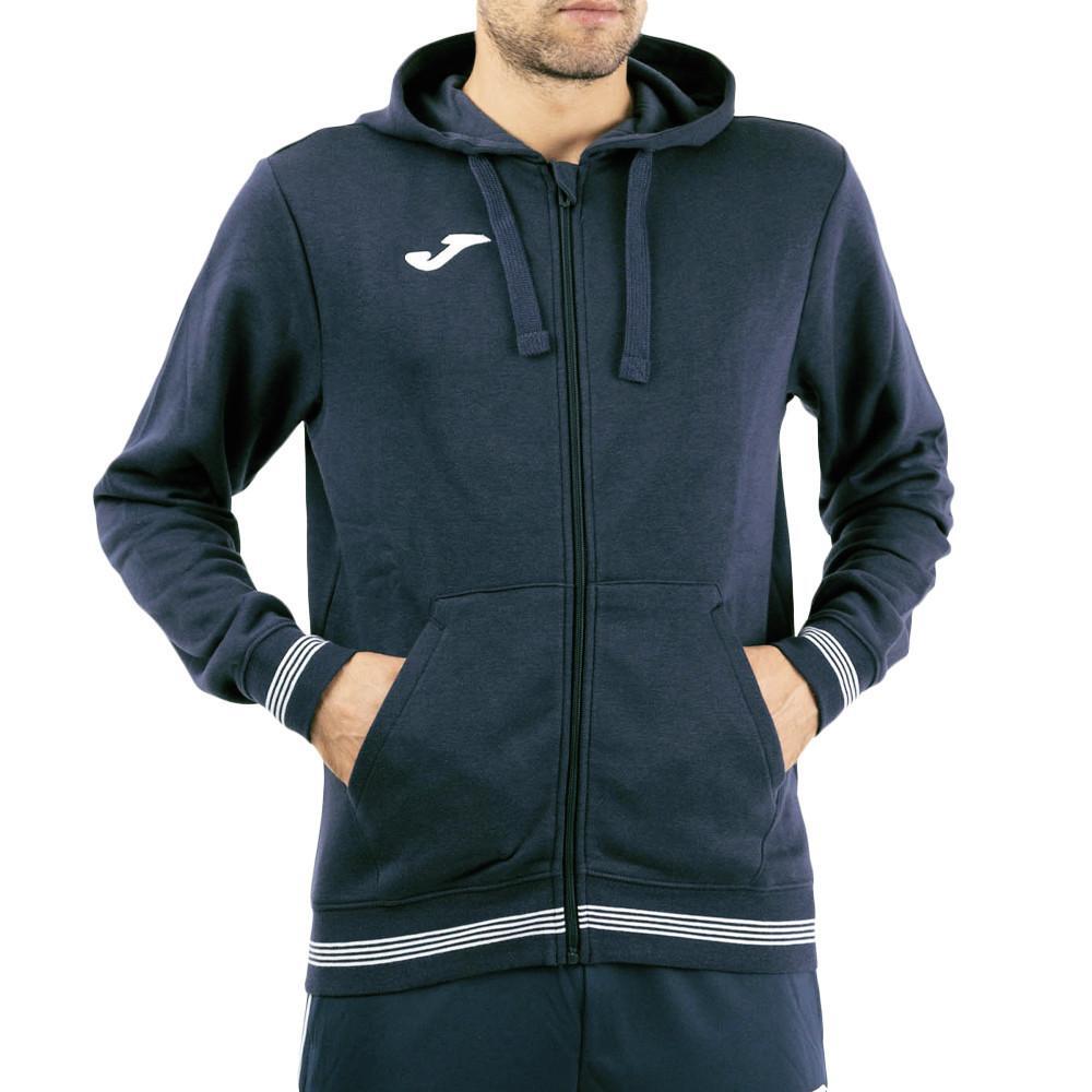 Veste À Capuche Football Enfants Joma Campus III Bleu Marine 2/5