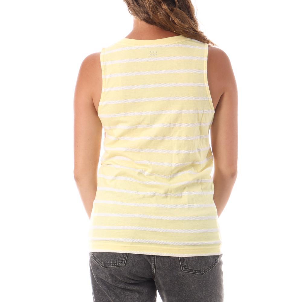Camiseta sin mangas amarilla para mujer TBS Neriade 3/3