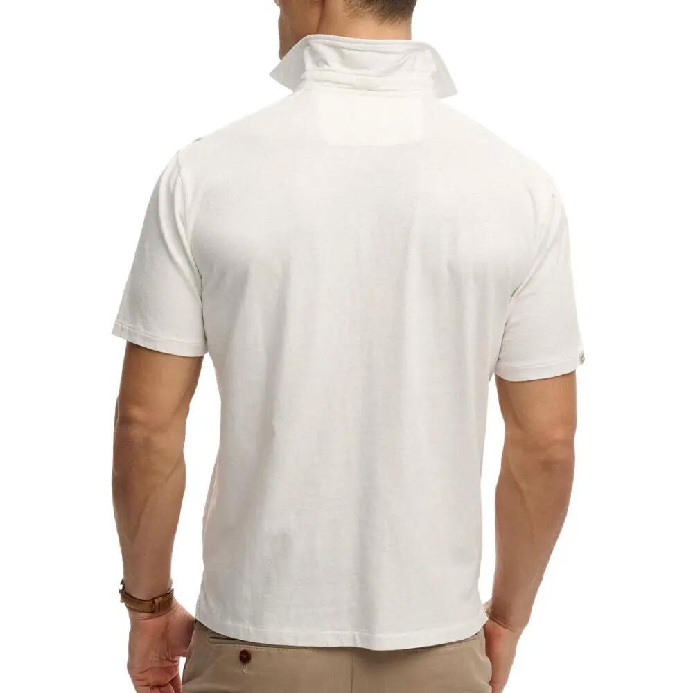 Superdry Classic Herren Polo-Shirt Weiß 3/3