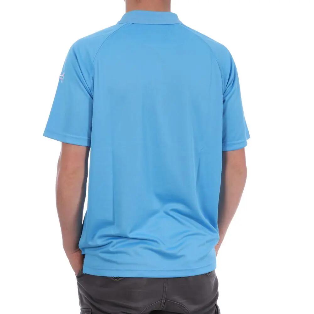 Polo Uomo Hungaria Training Premium Blu 3/3