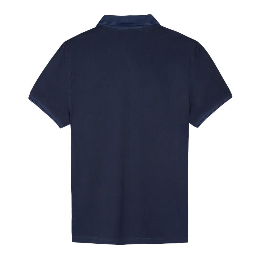 Polo Uomo TBS Jairo Blu Navy/Marrone 3/3