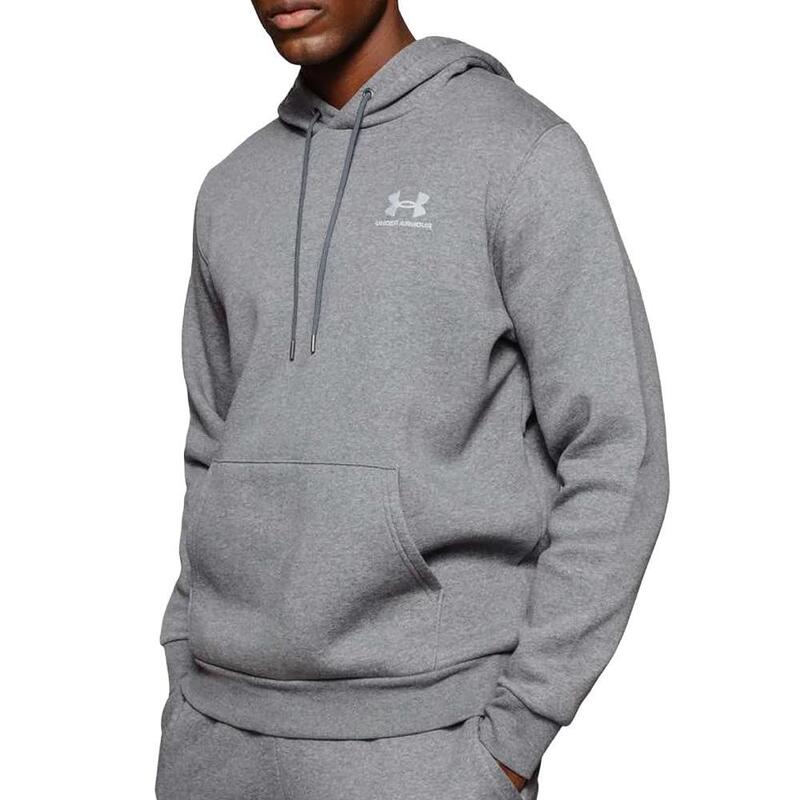 Hanorac pentru bărbați Under Armour Essential Fleece Hoodie Gri Gri