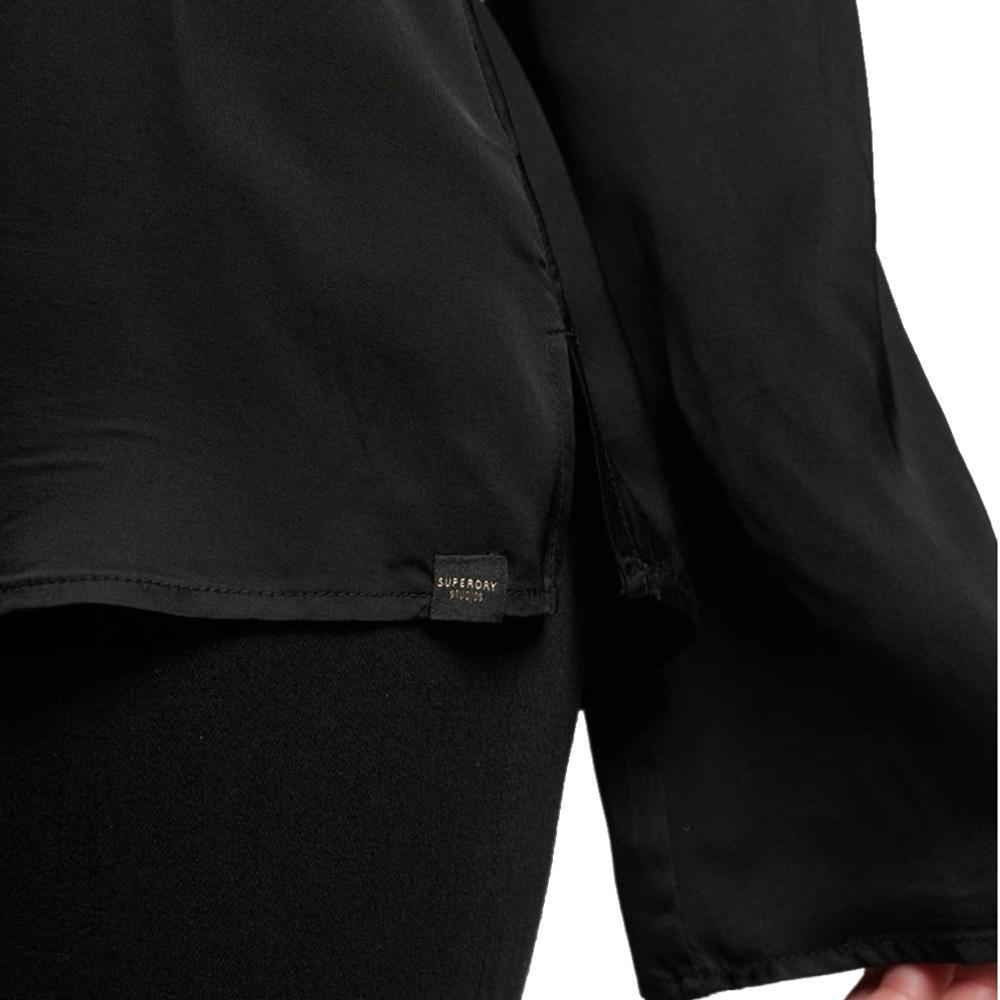 Camisa Negra Superdry Studios para Mujer 3/3