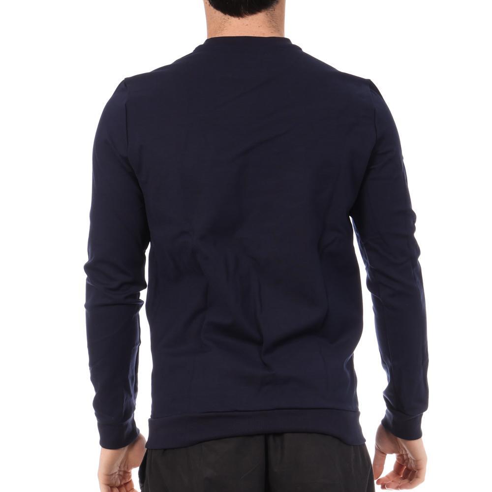 Sudadera Negra de Terciopelo Le Coq Sportif para Hombre 3/5