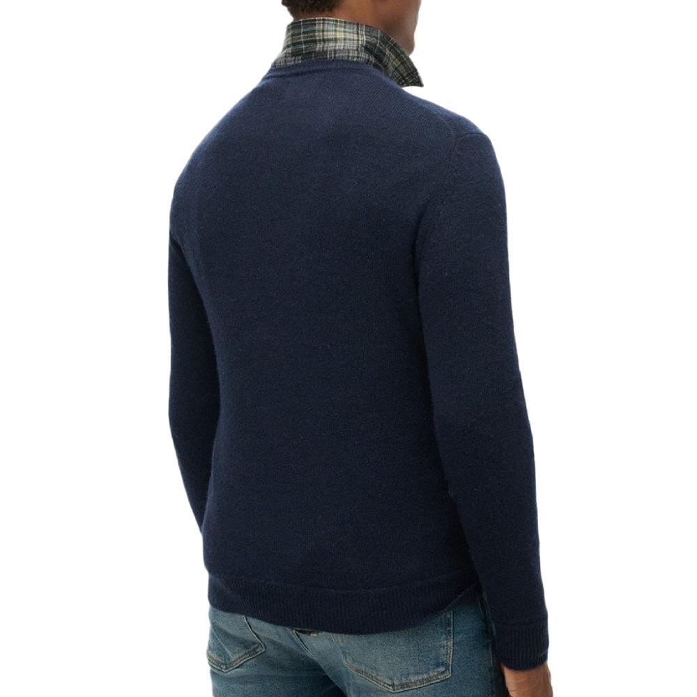 Pull Marine Homme Superdry Essential Slim Fit Crew Jumper 3/7