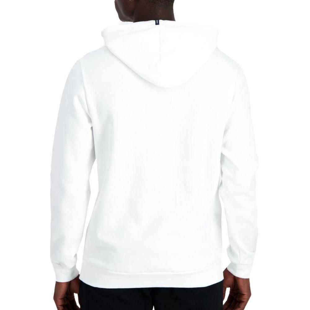 Sudadera Blanca con Capucha para Hombre Le Coq Sportif 3/5