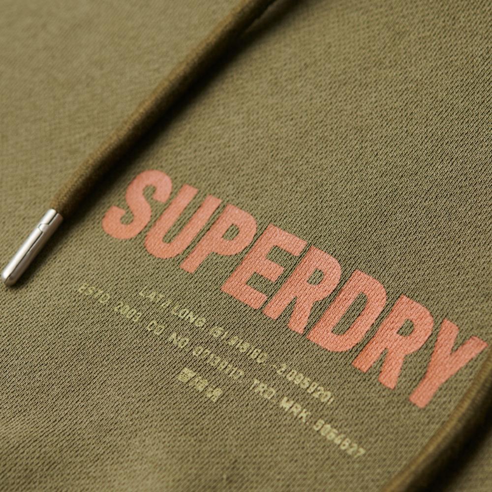 Sudadera Verde de Hombre Superdry Utility 3/7