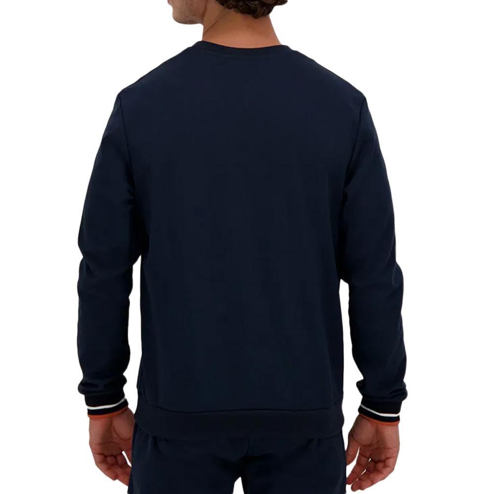 Felpa Uomo Le Coq Sportif Heritage Blu Marine 2422237 3/5