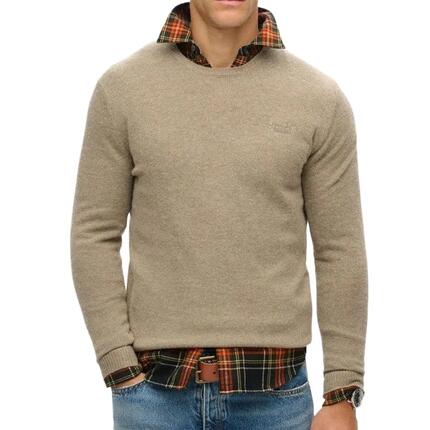 Pull Marine Homme Superdry Essential Slim Fit Crew Jumper