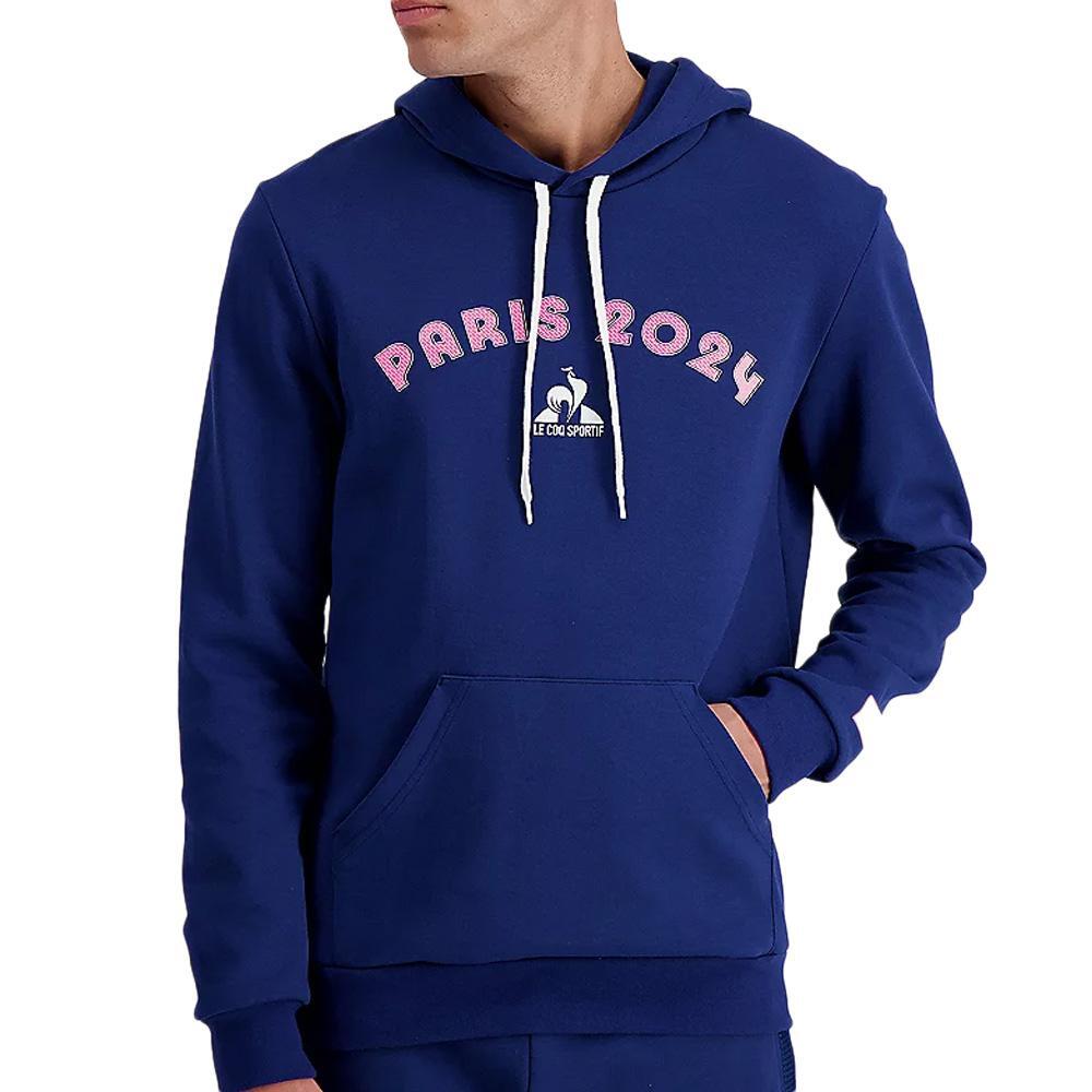Felpa Uomo Le Coq Sportif Graphic N°2 Depths Blu Marine 2/5