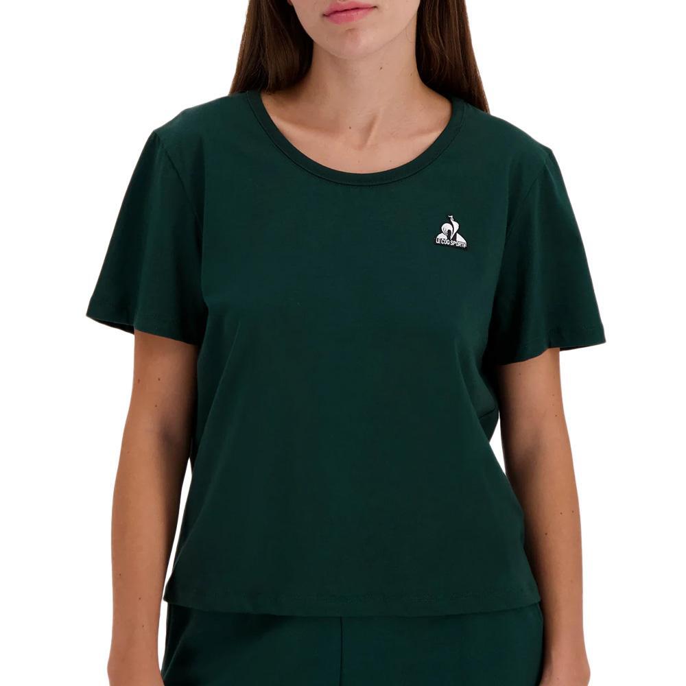 T-Shirt Vert Foncé Femme Le Coq Sportif Contemporain 2/5