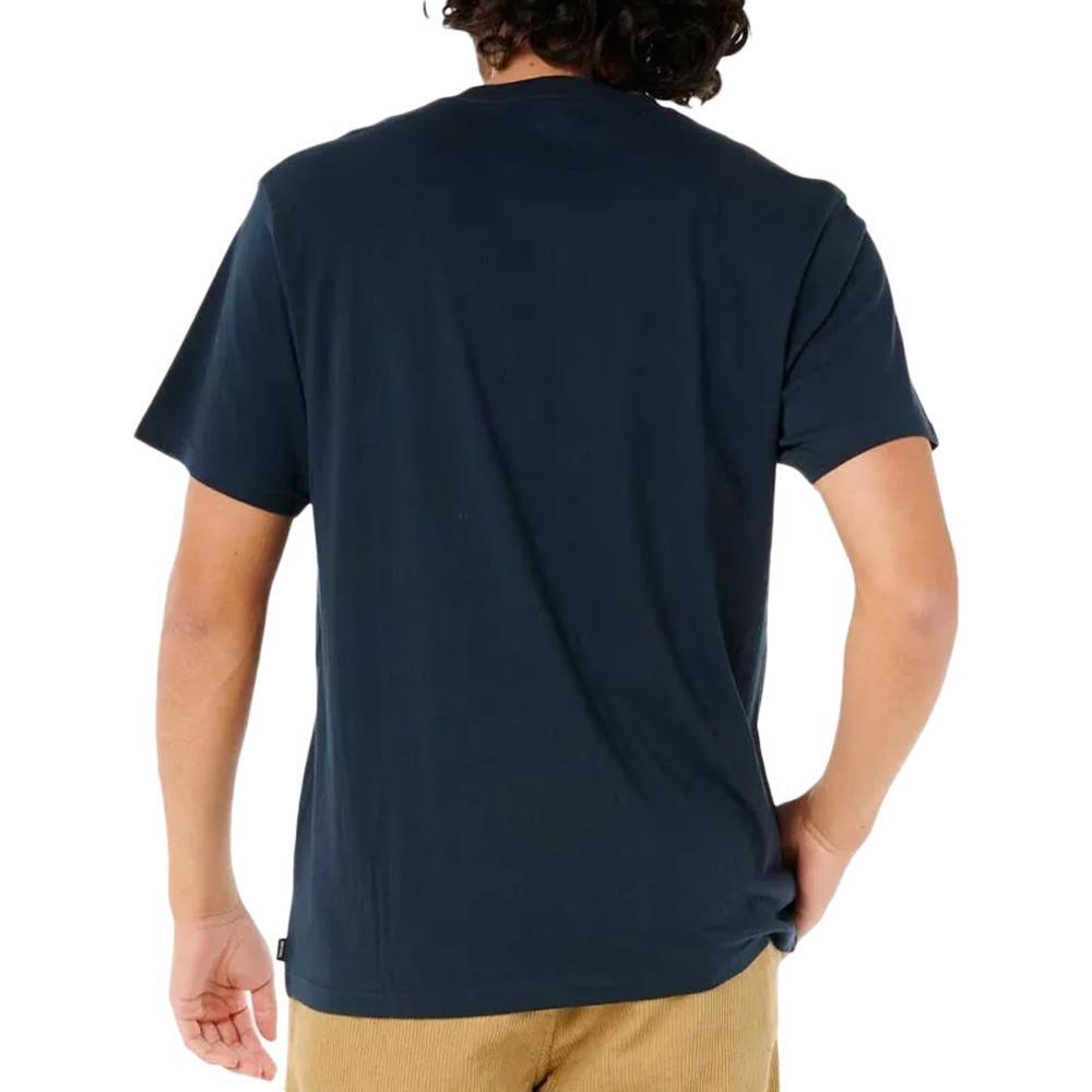 T-Shirt Marine Homme Rip Curl  Hibiscus 3/3