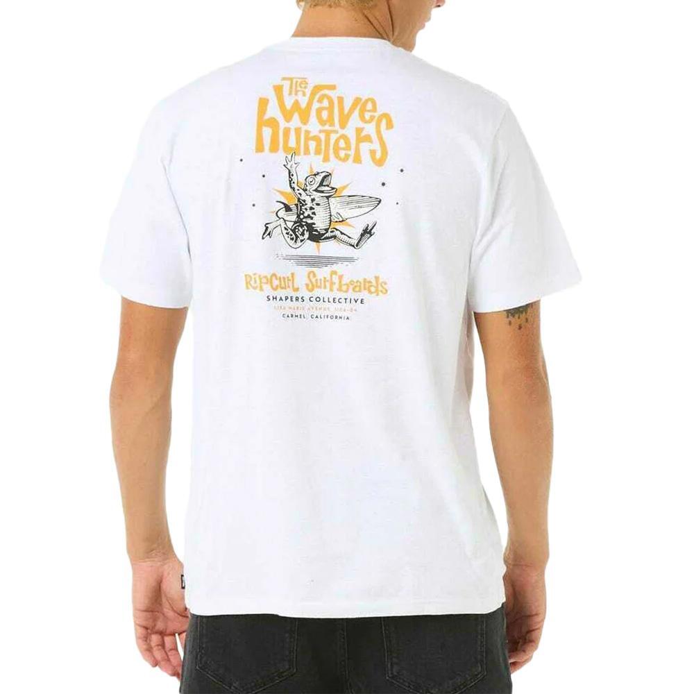 Rip Curl Shaper Address Herren T-Shirt Weiß 3/4