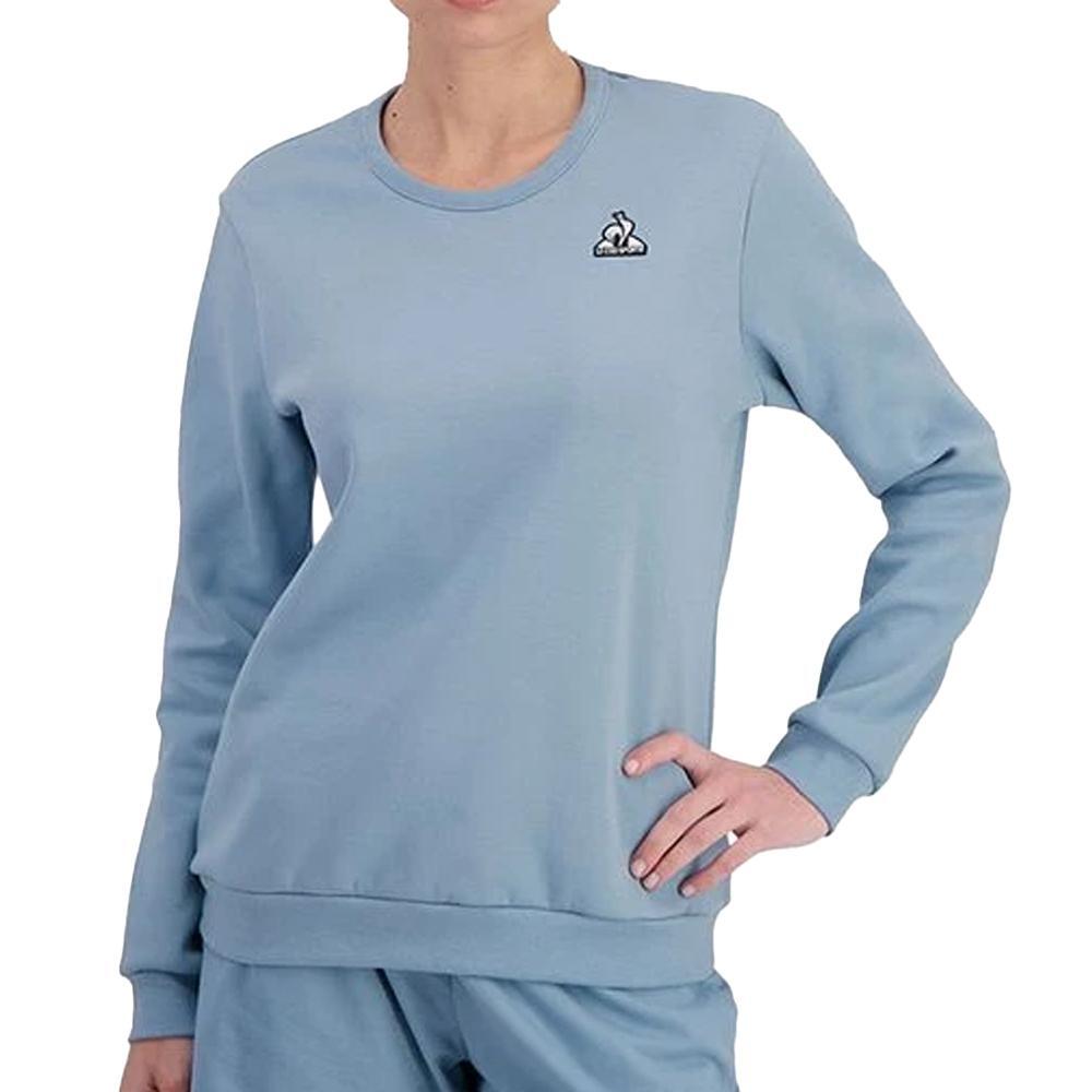 Le Coq Sportif Women's Blue Crew Neck Sweatshirt