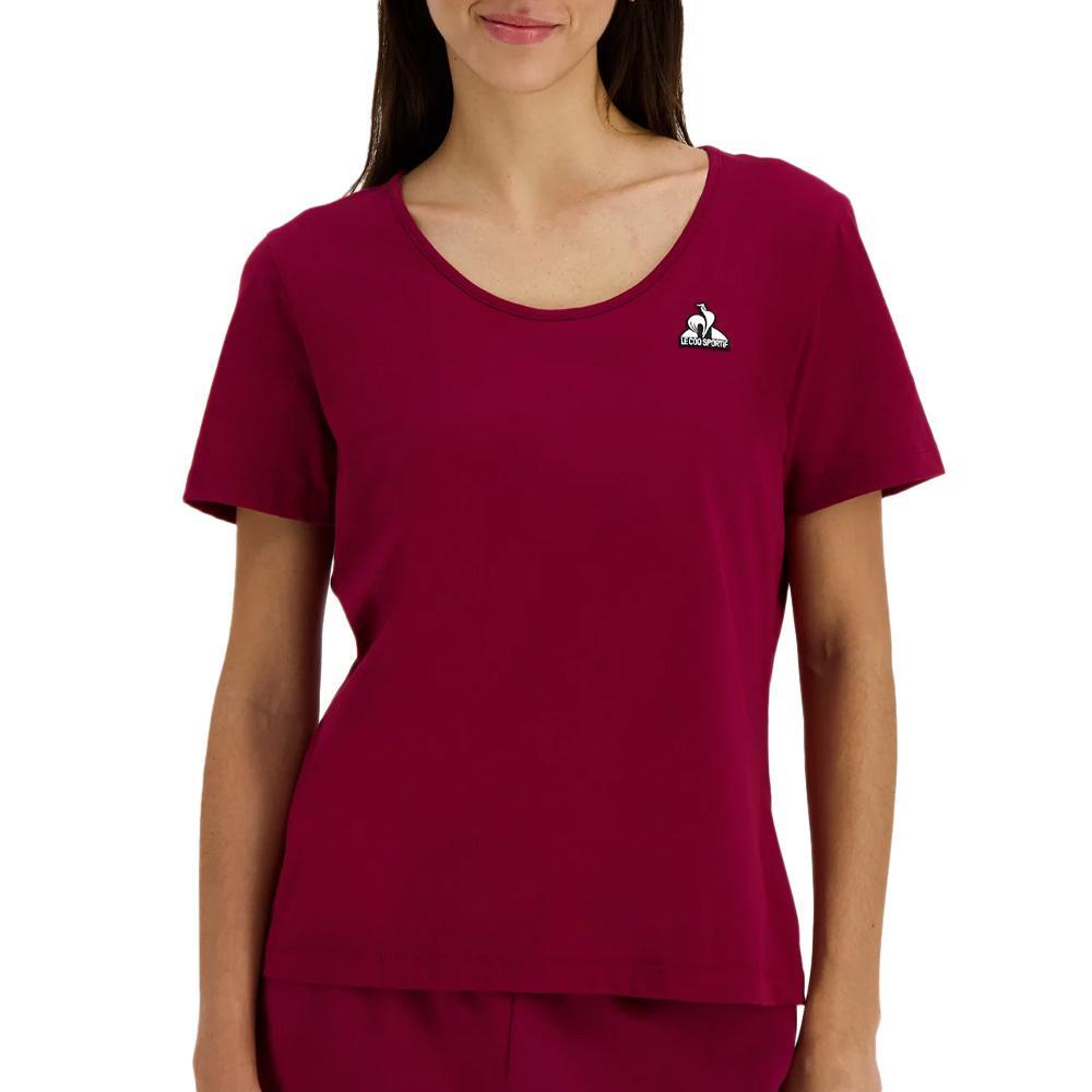 T-Shirt Bordeaux Femme Le Coq Sportif Heritage 2/6