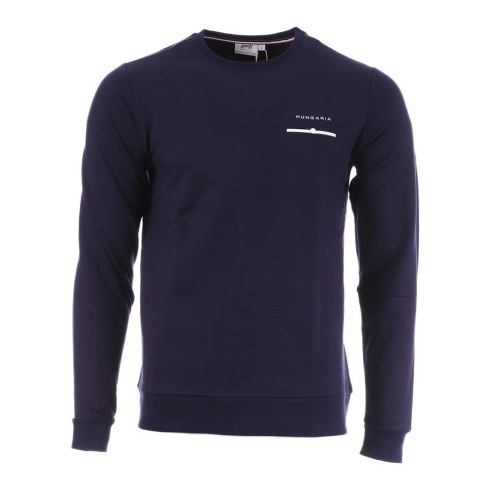 Sudadera Hombre Hungaria Milos Azul Marino 2/3