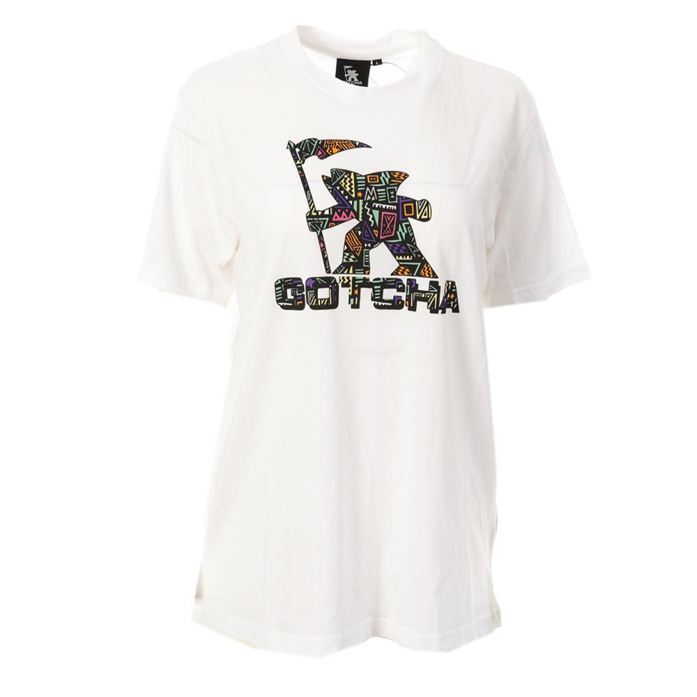 T-shirt Donna Gotcha Fishman Bianco/Multicolore 2/3