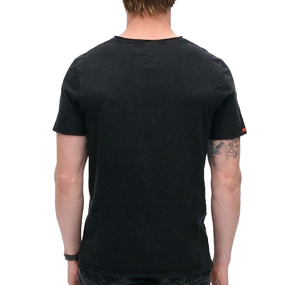Camiseta Negra de Hombre Superdry Raw 3/3