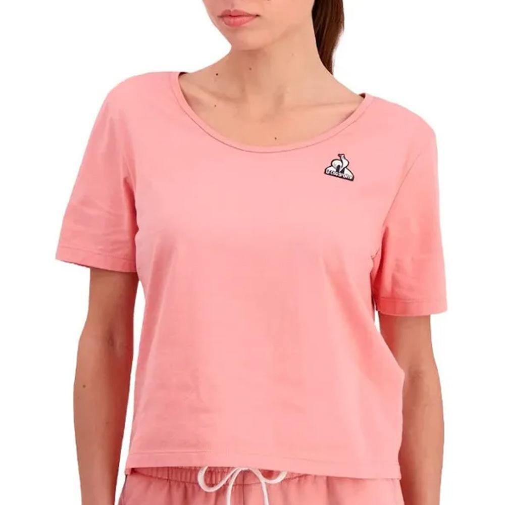 Women's Le Coq Sportif N°1 Rosette Pink T-Shirt