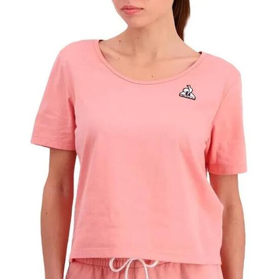 T-Shirt Rose Femme Le Coq Sportif N°1 Rosette