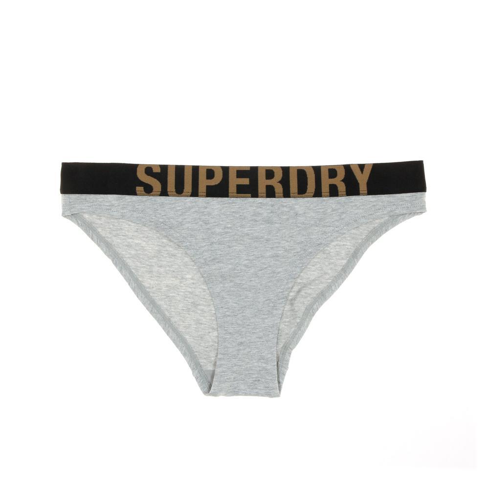 Slip Donna Superdry Grigi con Logo 2/3