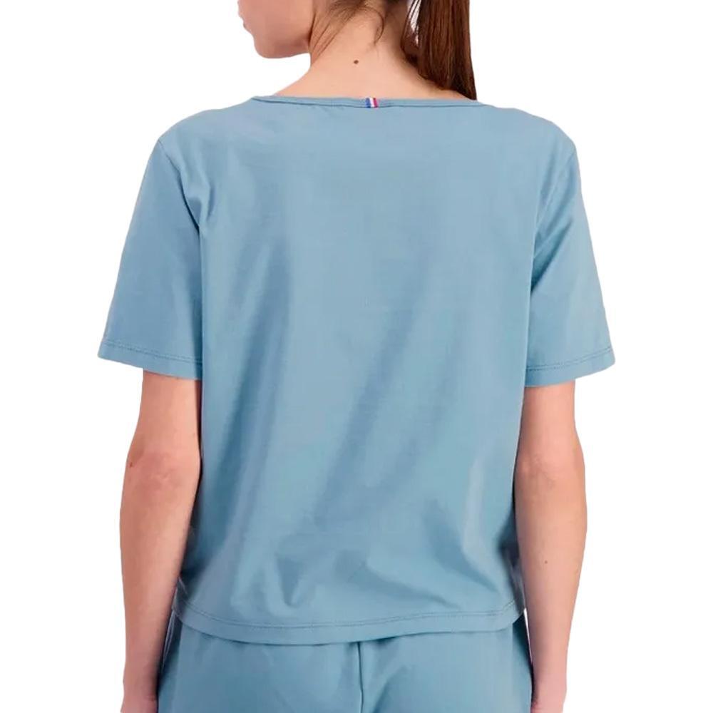 T-shirt Bleu Femme Le Coq Sportif Ess Tee Ss 3/5