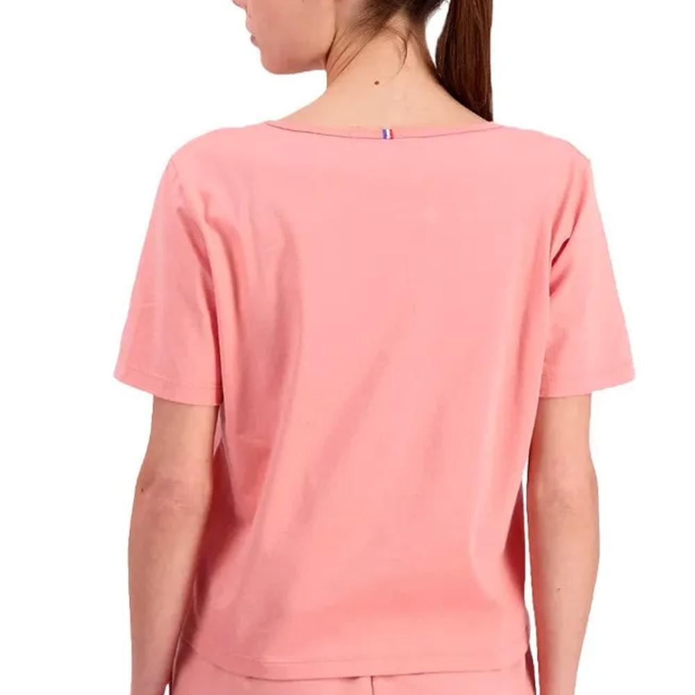 Camiseta Le Coq Sportif N1 Rosette para Mujer en Rosa 3/5