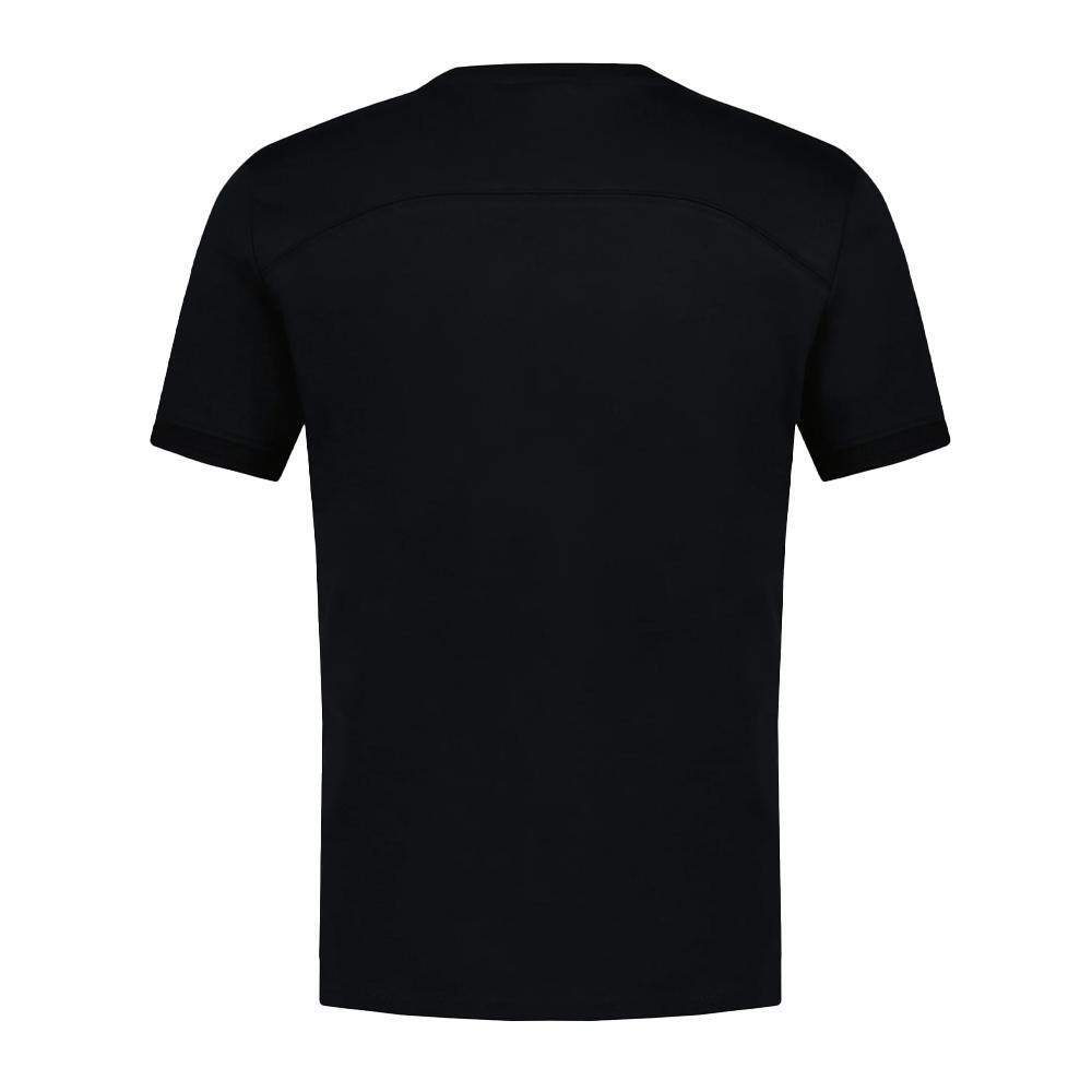 Camiseta Negra de Hombre Le Coq Sportif N°1 Dorada 3/5