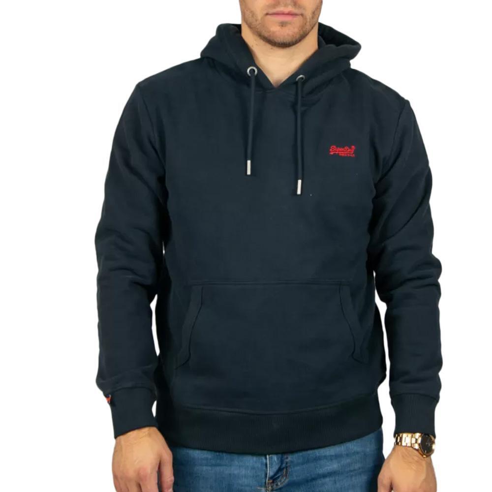 Sweat Marine/Rouge Homme Superdry Essential 2/3