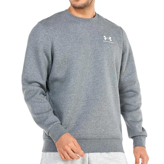 Under Armour Essential Fleece Crew Herren Sweatshirt Grau