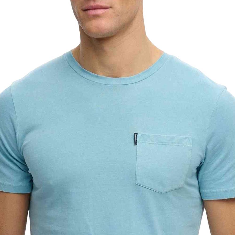 T-Shirt Bleu Homme Superdry Classic Essential 3/5