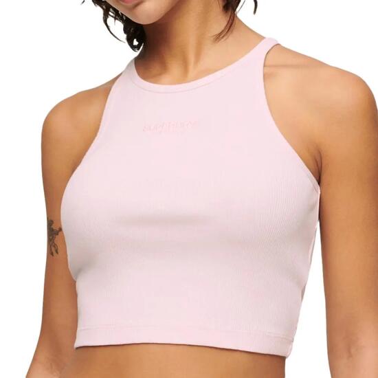 Top Rose Femme Superdry Embroidered Racer