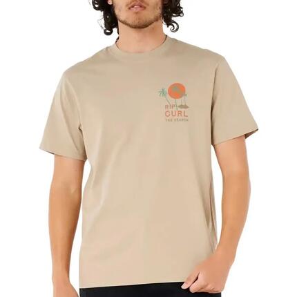 T-Shirt Beige Homme Rip Curl Cody Welsh