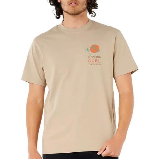 T-Shirt Beige Homme Rip Curl Cody Welsh