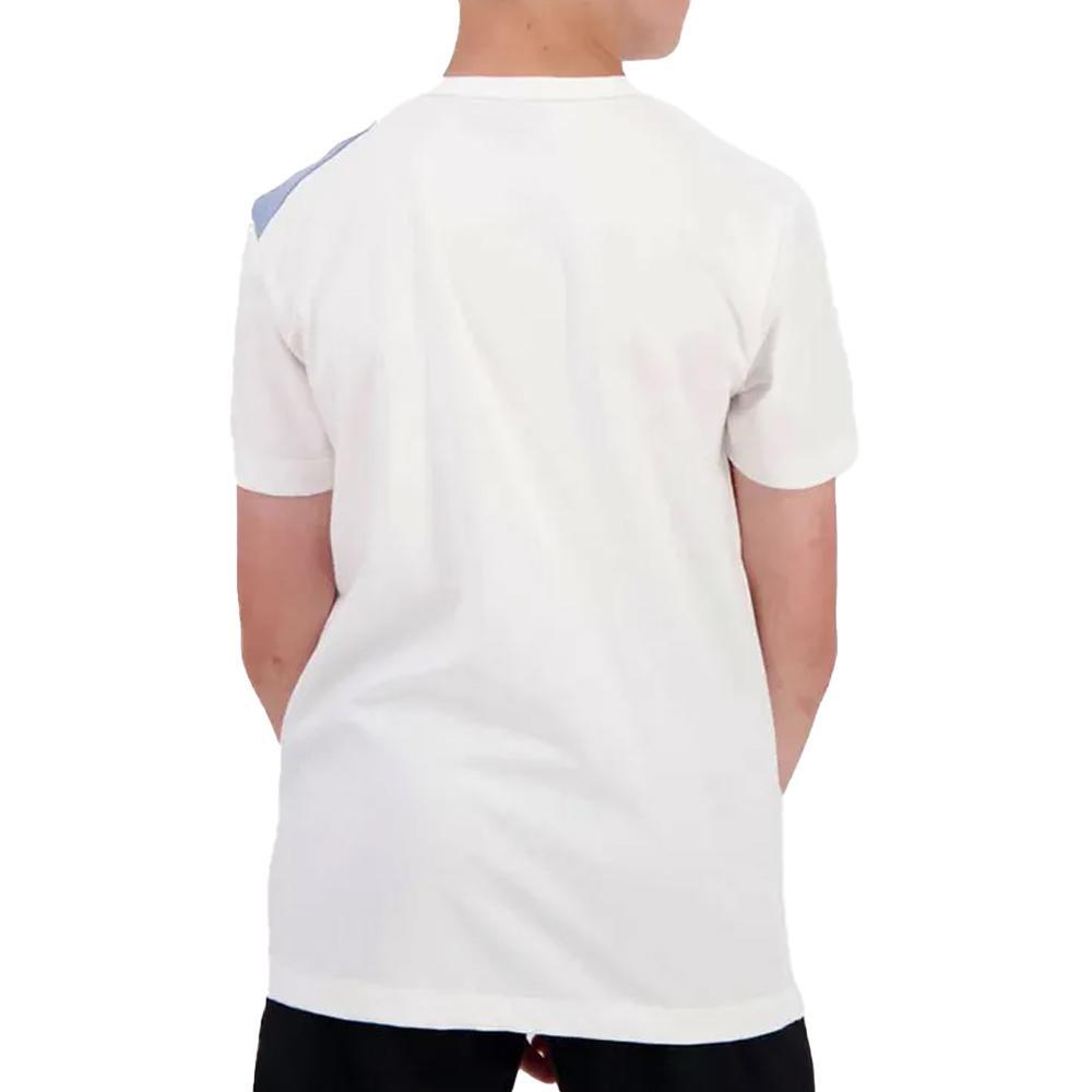 T-Shirt Blanc/Bleu Garçon Le Coq Sportif Graphique N°1 3/7