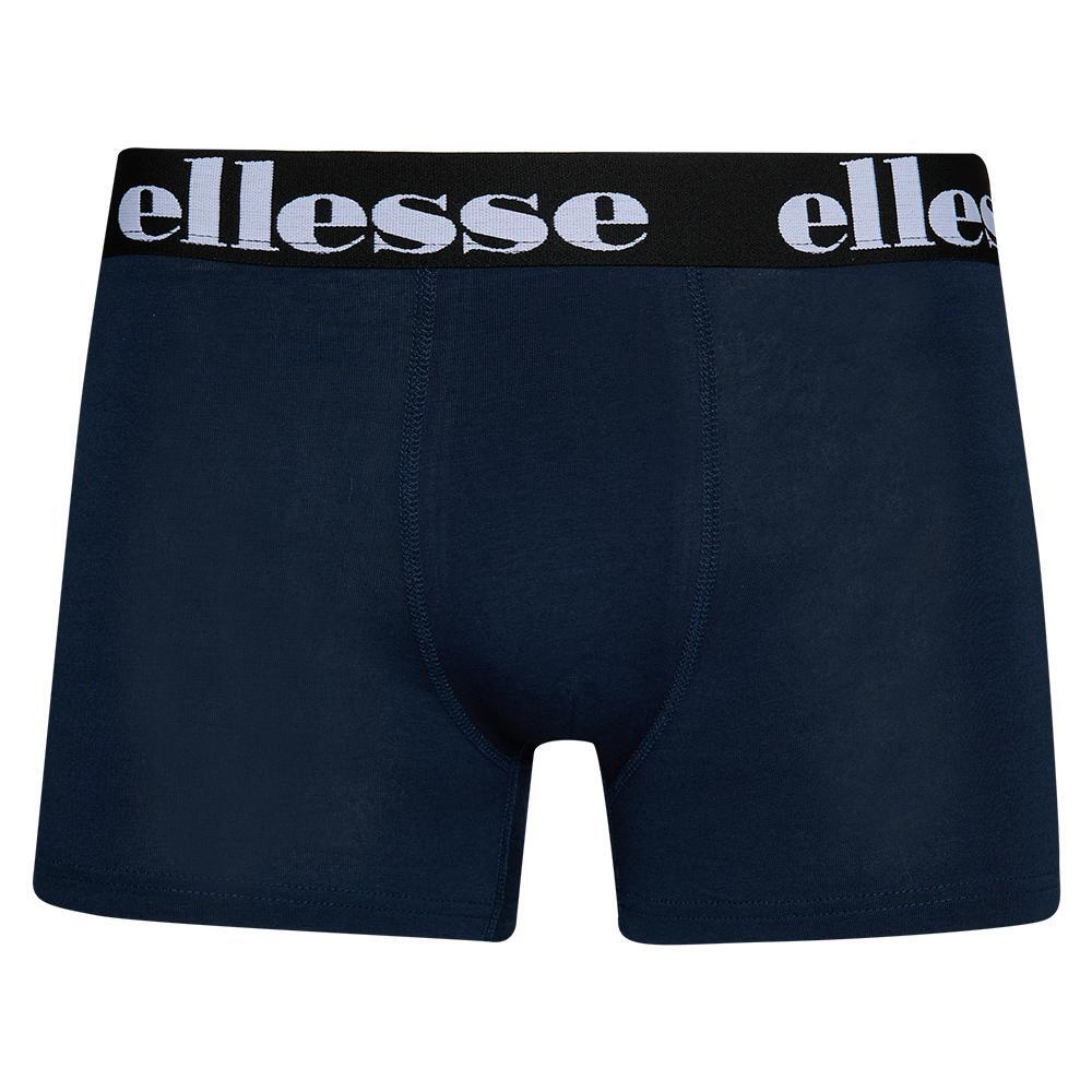 Ellesse Bóxers Hombre - Pack de 3 Unidades (Azul Marino/Gris/Negro) 3/4