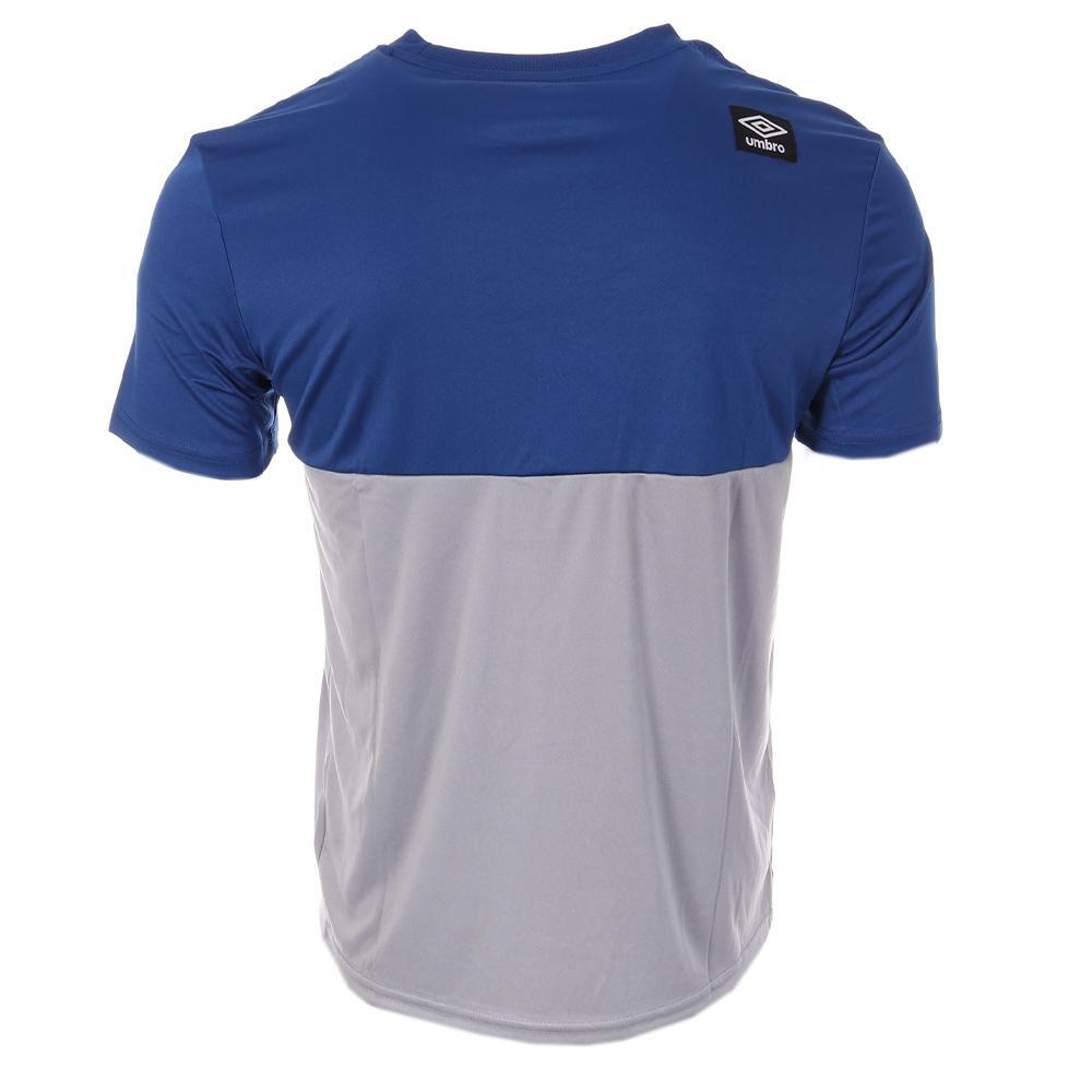 Camiseta Umbro Spa Net Gris/Azul para Hombre 3/3