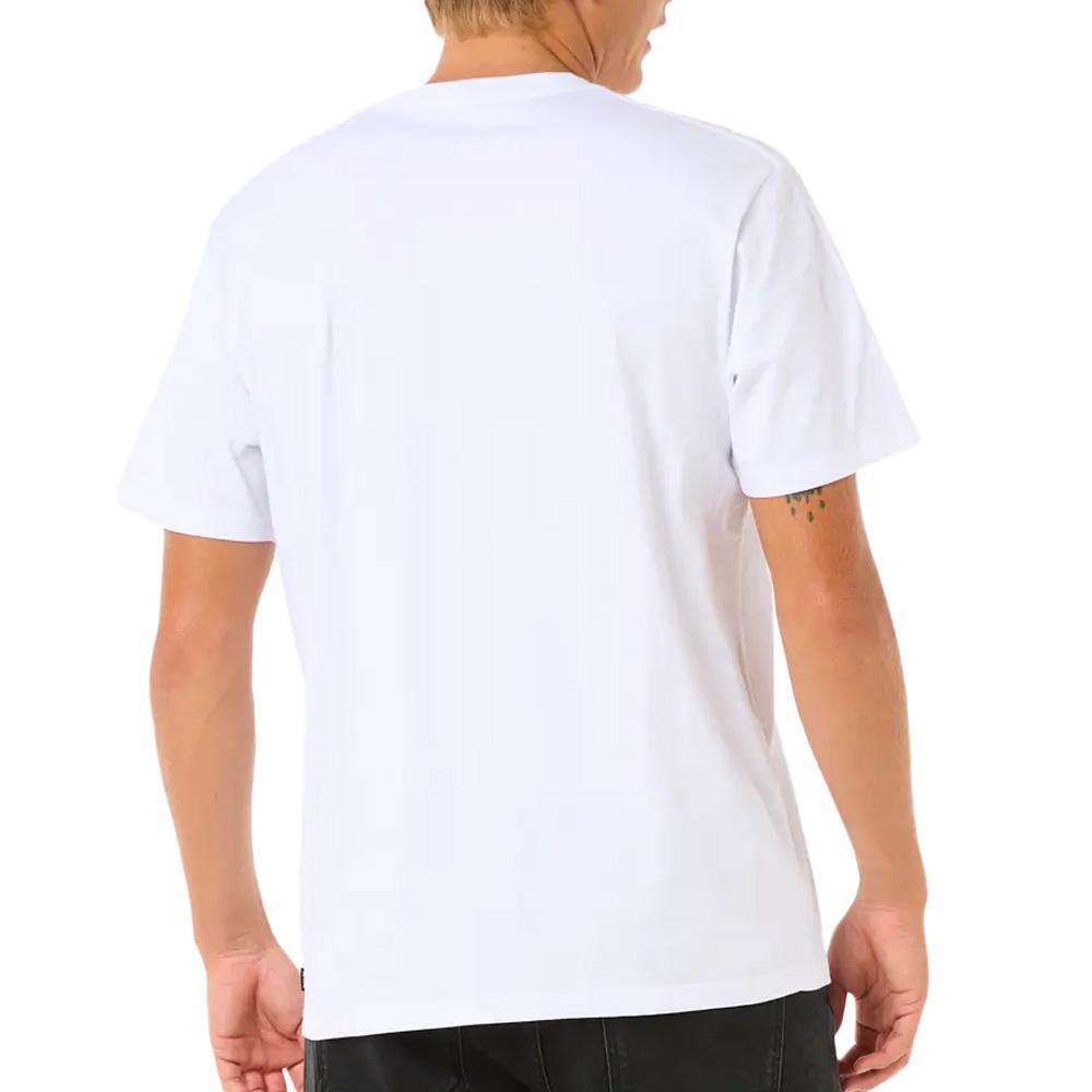 T-Shirt Uomo Rip Curl Surf Revival Bianco 3/5