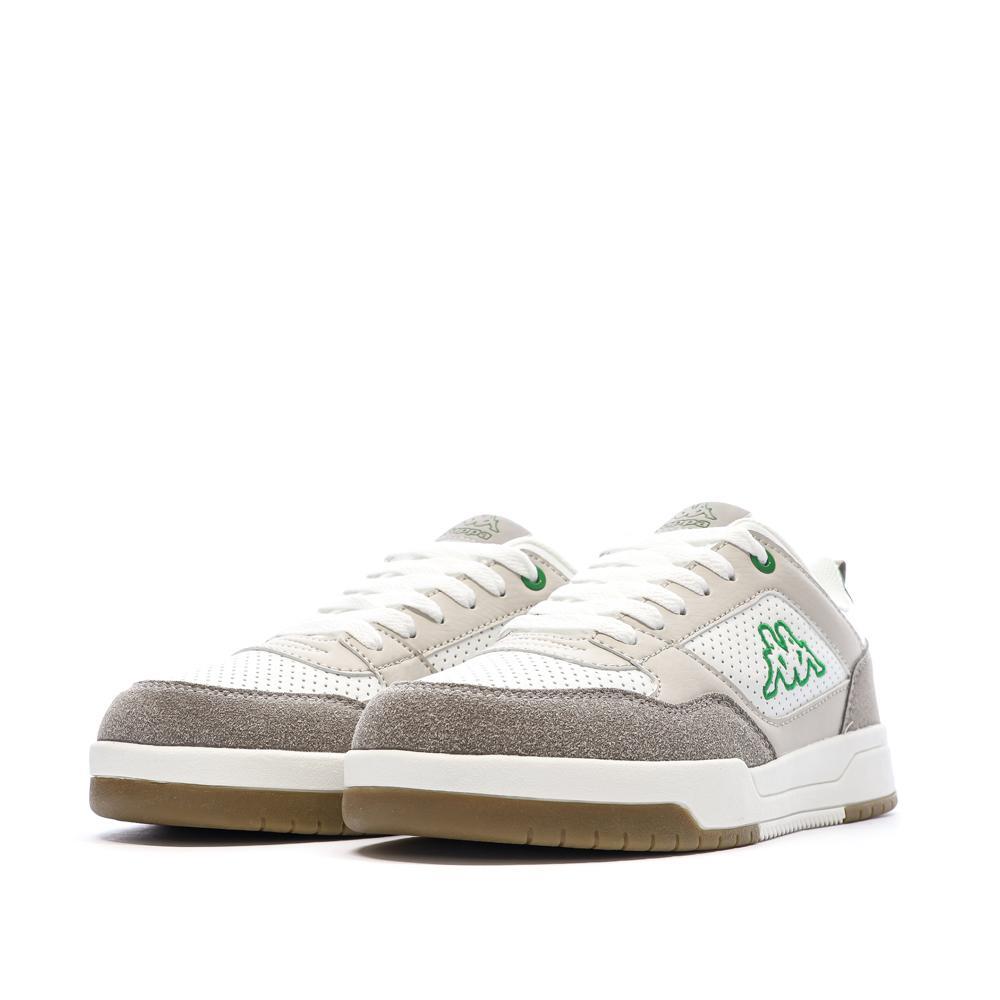Kappa Manis Jungen Sneaker Weiß/Grün mit Logo 7/7